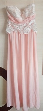 Sukienka różowa długa NLY EVE 36 