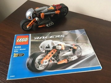 LEGO Racers 8355 H.O.T. Blaster Bike + instrukcja 