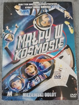 Małpy W kosmosie Nowa bajka DVD W folii 