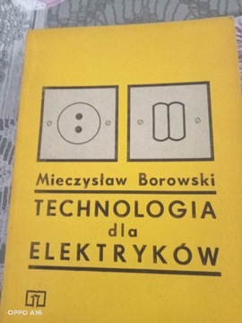 Książka technologia dla elektryków 