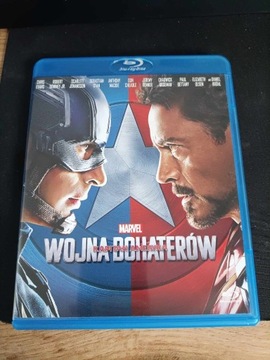 Marvel Kapitan Ameryka Wojna Bohaterów Blu-Ray