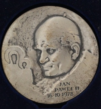 Jan Paweł II metalowy medal