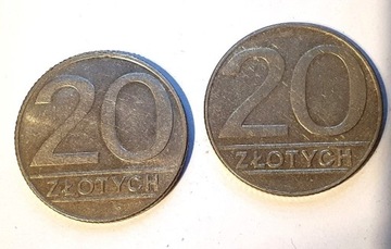 20 złotych  1989 PRL