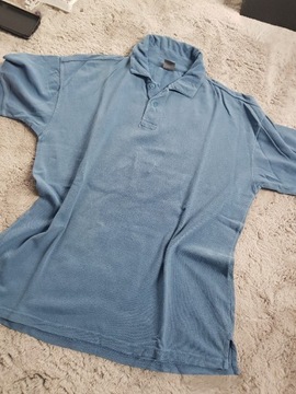 Niebieska bluzka polo męska rozmiar L Jerzees