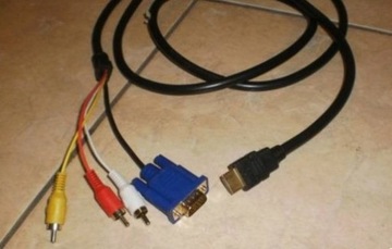 Kabel D-Sub VGA rca hdmi