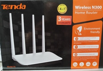 Tenda F6 Wireless N300 Bezprzewodowy router