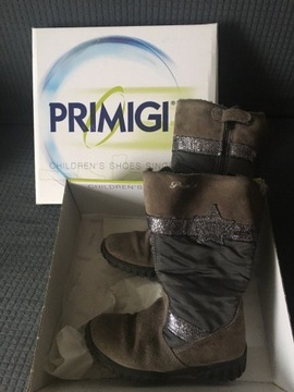 Kozaki primigi 27 gore-tex szare