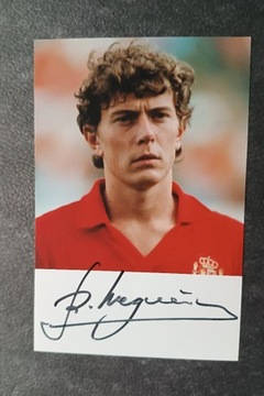 Emilio Butragueo autograf, Real Madryt 