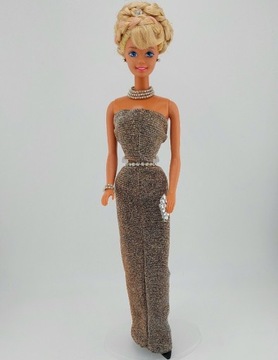 Sukienka ubranko dla lalek Barbie vintage zest.9el