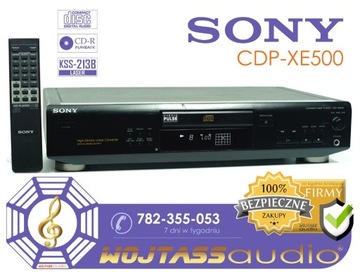 Odtwarzacz CD Sony CDP-XE500 pilot CD-R KSS-213B