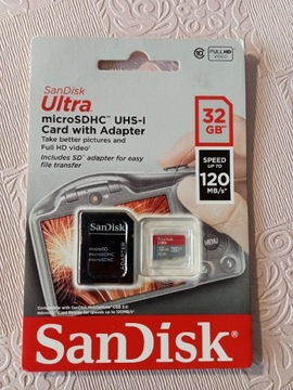 Karta pamięci SANDISK 32GB Ultra SDHC