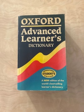 Oxford advanced learner's dictionary