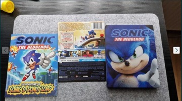 blu ray sonic the hedgehog 4k steelbook  komiks