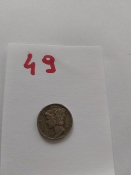 Moneta USA one dime 1939 srebro