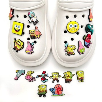 Przypinki do Crocs SpongeBob zestaw 20 szt