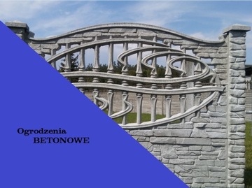 Ogrodzenie betonowe płot betonowy płyty betonowe m