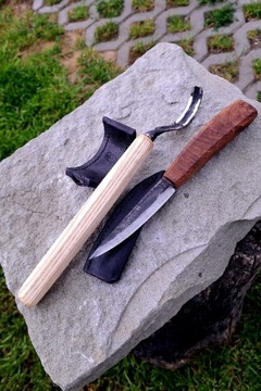 Zestaw narzędzi do rzeźbienia w drewnie łyżek 