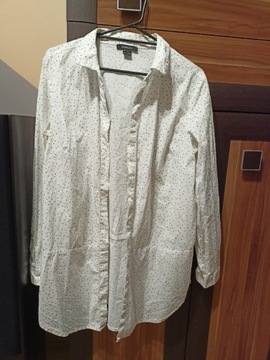 Biała koszula w kropki z Esmara