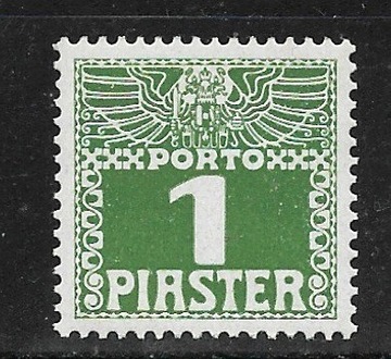 Turcja, poczta austriacka, Mi: AT-LE P8, 1908 rok 