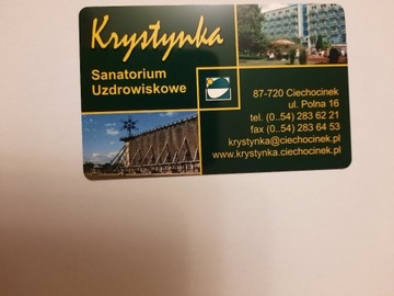 Karta magnetyczna Krystynka nr 1400