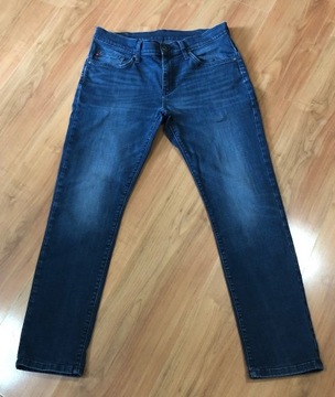 Spodnie męskie dżinsy Big Star W33/L30 gr elast 35