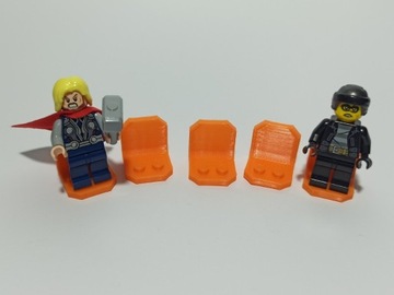 Uchwyt ścienny na figurki LEGO - zamiennik