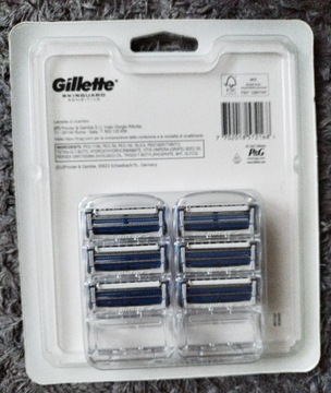 Wkłady do maszynki Gillette Skinguard Sensitive 