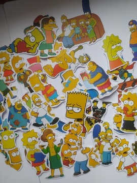 Naklejki stickery Simpsons wlepki 