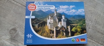 Vintage Puzzle 1000 elementów Zamek Neuschwanstein