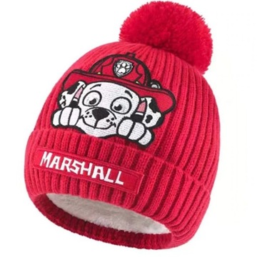 ŚLICZNA ciepła czapka PSI PATROL Marshall