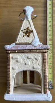[45] Ceramika świąteczna Domek do podgrzewaczy