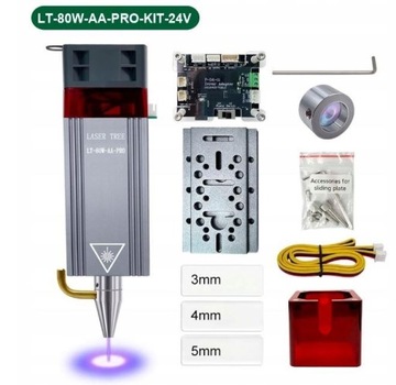 LASER 80W-AA-PRO-24V 450nm LASER TREE ZESTAW