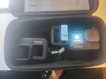 GoPro Hero 9 Black +ładowarka+2 baterie +etui