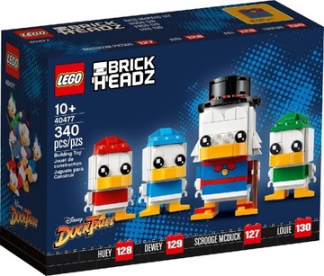 Lego 40477 brickheadz sknerus mckwacz, hyzio, Dyzio i zyzio wysyłka 24h