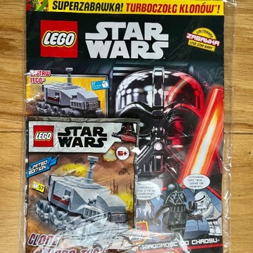 LEGO STAR WARS 1/2021 + zabawka Turboczołg klonów