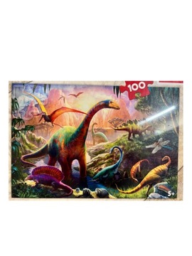 100 EL. Trefl PUZZLE DINOZAURY 5+ 