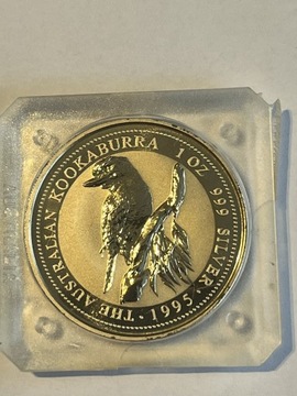 1$ AUSTRALIA 1995 KOOKABURRA - SREBRO 999 - UNCJA