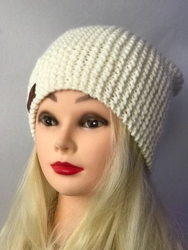 Czapka beanie, jesień, zima, handmade