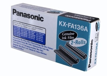 2szt Oryginalne rolki Panasonic KX-FA136A 