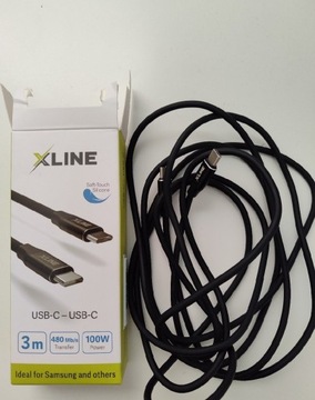 Kabel xline 3 metry usb-c do usb-c