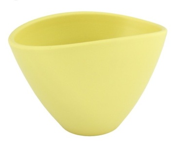 Osłonka ceramiczna pastel żółty mat 20cm 