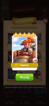 Lucca+mechaniczne serce  coin master 