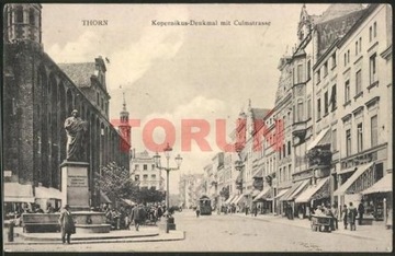 TORUŃ Thorn Culmstrasse pomnik Kopernika
