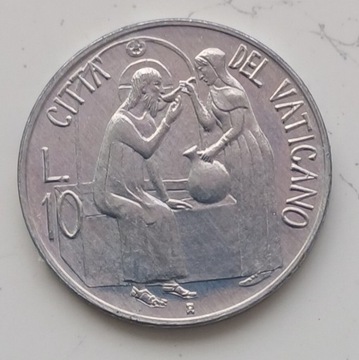 Watykan - Jan Paweł II - 10 lirów - 1981r.