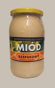 Miód rzepakowy z Przedgórza Sudeckiego