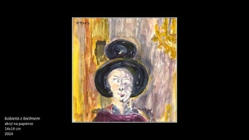 "kobieta z bielmem" | portret ekspresjonistyczny