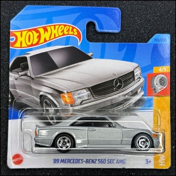 HOT WHEELS 89 MERCEDES-BENZ 560 SEC AMG HW HKK85