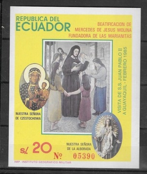 Jan Paweł II,Ekwador,Wizyta 