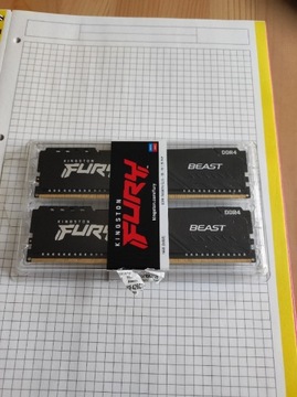 RAM Kingston Fury Beast, DDR4, 16 GB - Gwarancja!