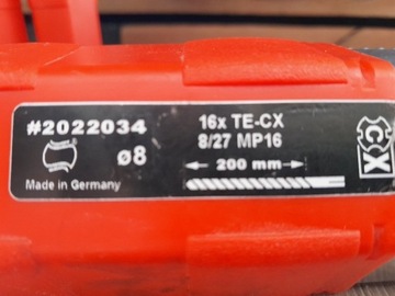 Wiertło hilti TE-CX 8/27  8 x 270 20cm robocze